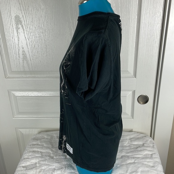 SupremeBeing Vinyl Record Player Turntable DJ Cotton Small Black T Shirt A3-1-12 - Picture 5 of 9